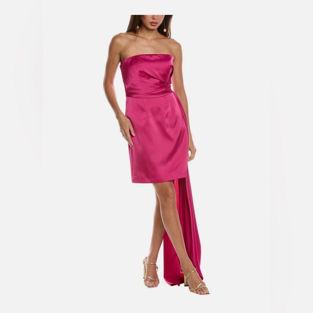 Rene Ruiz Draped Cocktail Dress